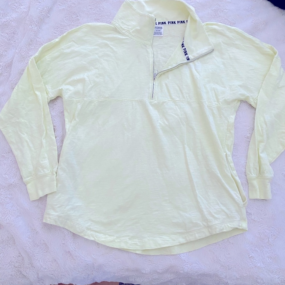 🌸PINK pullover Size Large. Pale yellow🌸